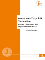 Kommunale Zeitpolitik für Familien: Ansätze, Erfahrungen und Möglichkeiten der Praxis - Reihe Jugend und Familie (J 10)