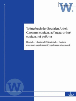 Wörterbuch der sozialen Arbeit: Deutsch - Ukrainisch / Ukrainisch - Deutsch