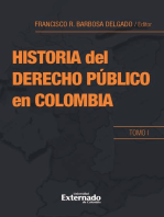 Historia del derecho público en Colombia. Tomo I