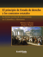 El principio de Estado de derecho y los contratos estatales: La forma escrita de los contratos en Colombia y Alemania