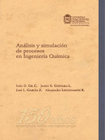 Análisis y simulación de procesos en ingeniería química