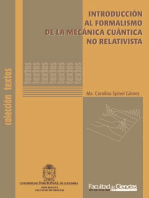 Introducción al formalismo de la mecánica cuántica no relativista