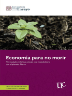 Economía para no morir: Necesidades mínimas vitales y su metabolismo con el planeta Tierra