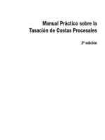 Manual práctico sobre la tasación de costas procesales