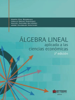 Álgebra lineal aplicada a las ciencias económicas 2ed