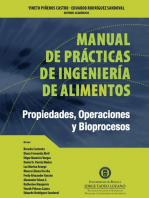 Manual de prácticas de Ingeniería de Alimentos: Propiedades, operaciones y bioprocesos