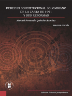 Derecho constitucional colombiano. De la carta de 1991 y sus reformas