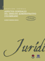 Aspectos generales del derecho administrativo colombiano 3a. Edición