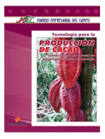 Tecnología para la producción de cacao. Como sistema agroforestal en regiones potenciales de Colombia