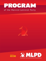 PROGRAM: of the Marxist-Leninist Party