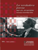 La verdadera poesía no es evasión: Homenaje a David Mejía Velilla