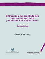 Estimación de propiedades de sustancias puras y mezclas con Aspen Plus®: Guía práctica