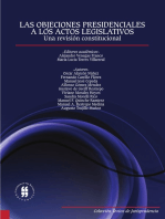 Las objeciones presidenciales a los actos legislativos: Una revisión constitucional