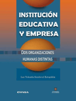 Institución educativa y empresa. Dos organizaciones humanas distintas