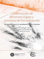 Construcción de fenomenologías y procesos de formalización: Un sentido para la enseñanza de las ciencias