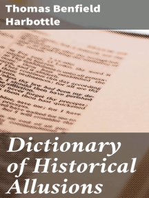 Dictionary Of Historical Allusions By Thomas Benfield Harbottle Ebook Scribd