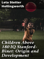 Children Above 180 IQ Stanford-Binet: Origin and Development