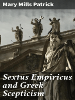 Sextus Empiricus and Greek Scepticism