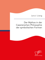 Der Mythos in der Cassirerschen Philosophie der symbolischen Formen
