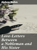 Love-Letters Between a Nobleman and His Sister