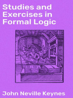 Studies and Exercises in Formal Logic