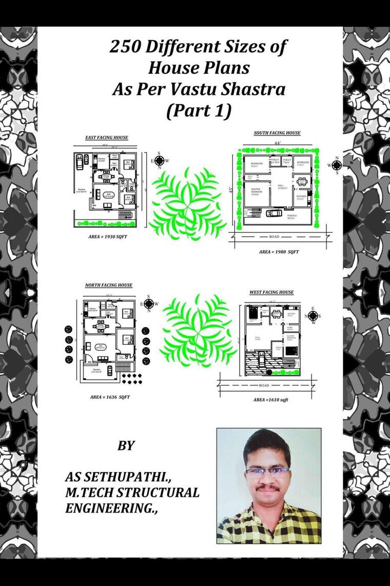 250 Different Sizes of House Plans As Per Vastu Shastra (Part -1) by A ...
