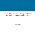 Journal of Approximation Theory and Applied Mathematics 2013 - 2016, Vol. 1 - 6: ISSN 2196-1581
