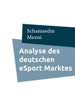 Analyse des deutschen eSport Marktes: Probleme und Lösungsansätze zur besseren Etablierung des eSports