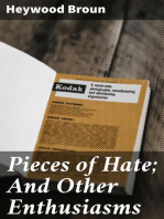 Pieces of Hate; And Other Enthusiasms