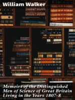 Memoirs of the Distinguished Men of Science of Great Britain Living in the Years 1807-8