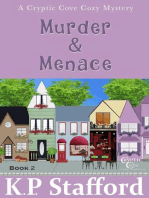 Murder & Menace (Cryptic Cove Cozy Mystery Series Book 2): Cryptic Cove Cozy Mystery Series, #2