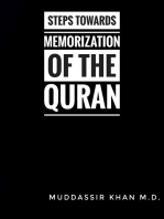 Steps towards Memorization of the Quran
