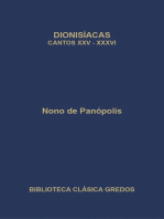 Dionisíacas. Cantos XXV-XXXVI