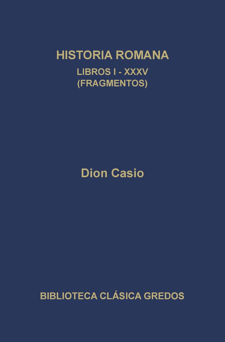 Historia romana dion casio pdf deals