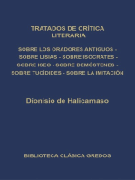 Tratados de crítica literaria