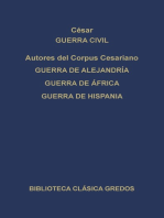 Guerra civil. Guerra de Alejandría. Guerra de África. Guerra de Hispania.