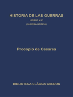 Historia de las guerras. Libros V-VI. Guerra gótica.