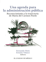 Una agenda para la administración pública: Reconocimiento a la trayectoria de María del Carmen Pardo