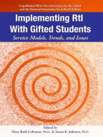 Implementing RtI with Gifted Students