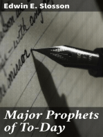 Major Prophets of To-Day