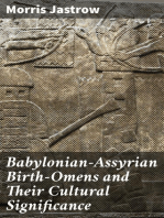 Babylonian-Assyrian Birth-Omens and Their Cultural Significance