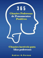 365 Citações Poderosas de Pensamentos Positivos: Psicologia/Autoajuda