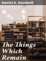 The Things Which Remain: An Address To Young Ministers