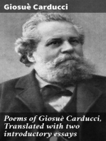 Poems of Giosuè Carducci, Translated with two introductory essays: I. Giosuè Carducci and the Hellenic reaction in Italy. II. Carducci and the classic realism