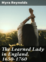 The Learned Lady in England, 1650-1760