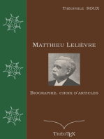 Matthieu Lelièvre: Biographie, choix d'articles