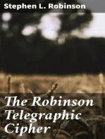 The Robinson Telegraphic Cipher