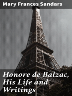 Honore de Balzac, His Life and Writings