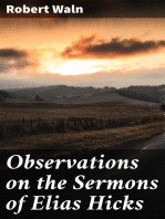 Observations on the Sermons of Elias Hicks