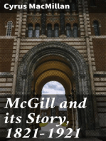 McGill and its Story, 1821-1921